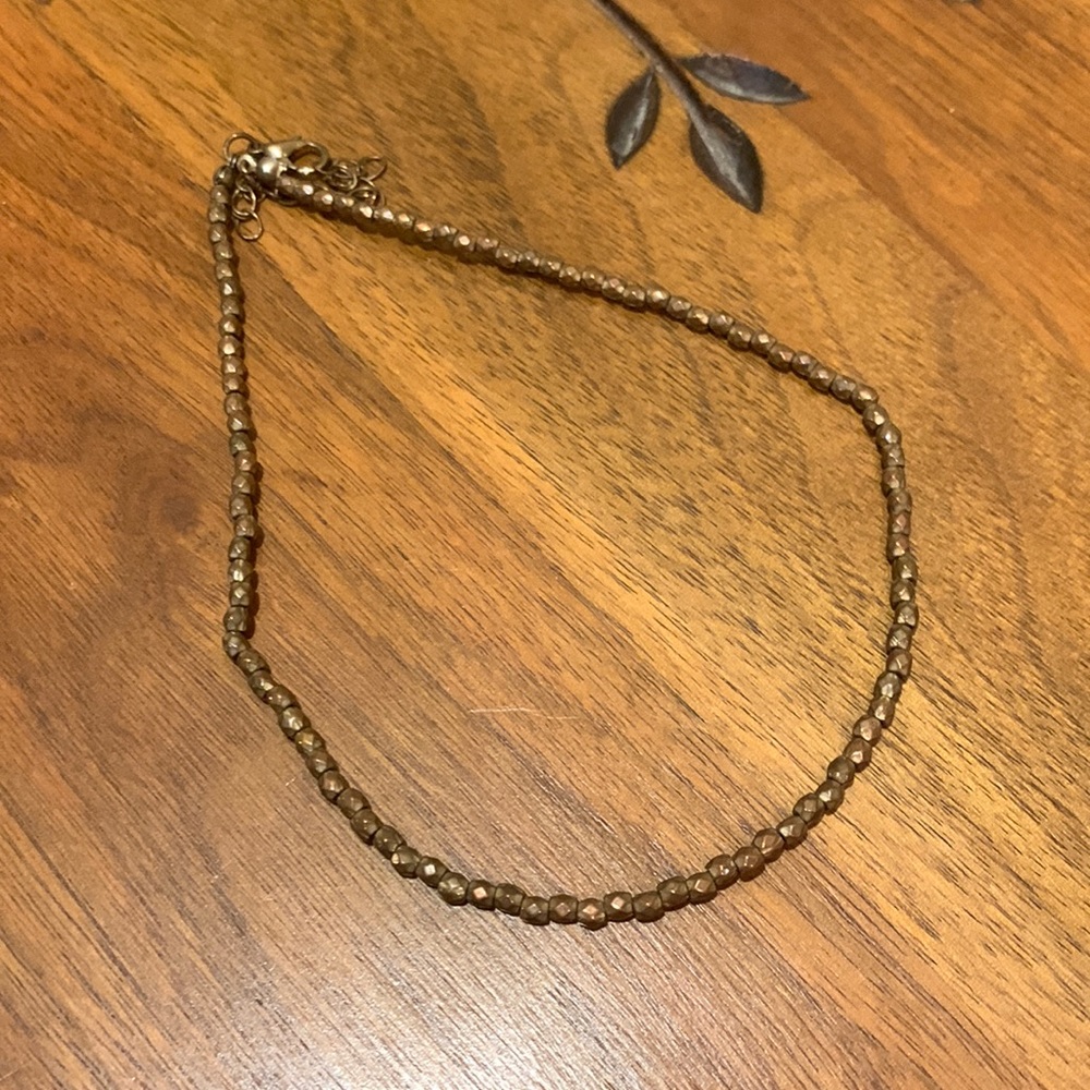 Rue21 gold beads choker